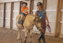 Indoor Riding lessons at Triple Combination Farm, Ferrisburgh, Vermont